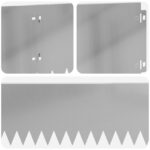 vidaXL Obrubník trávnika 30 pcs 103 x 20 cm Oceľ Strieborná – Obrázok 7