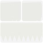 vidaXL Obrubník trávnika 10 pcs 103 x 25 cm Oceľ Biela – Obrázok 7