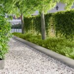vidaXL Obrubník trávnika 10 pcs 103 x 25 cm Oceľ Strieborná