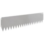 vidaXL Obrubník trávnika 10 pcs 103 x 25 cm Oceľ Strieborná – Obrázok 6