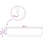 vidaXL Obrubník trávnika 10 pcs 103 x 25 cm Oceľ Strieborná – Obrázok 9
