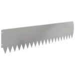 vidaXL Obrubník trávnika 20 pcs 103 x 25 cm Oceľ Strieborná – Obrázok 2