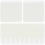 vidaXL Obrubník trávnika 10 pcs 103 x 30 cm Oceľ Biela – Obrázok 7