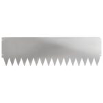 vidaXL Obrubník trávnika 10 pcs 103 x 30 cm Oceľ Strieborná – Obrázok 5