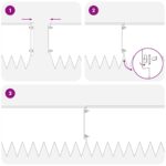vidaXL Obrubník trávnika 10 pcs 103 x 30 cm Oceľ Strieborná – Obrázok 8