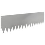 vidaXL Obrubník trávnika 10 pcs 103 x 30 cm Oceľ Strieborná – Obrázok 2