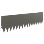 vidaXL Obrubník trávnika 10 pcs 103 x 30 cm Oceľ Hrdzavý – Obrázok 5