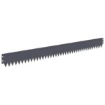 vidaXL Obrubník trávnika 10 pcs 103 x 10 cm Oceľ Antracitová – Obrázok 6