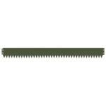 vidaXL Obrubník trávnika 50 pcs 103 x 10 cm Oceľ Olivovo zelená – Obrázok 5