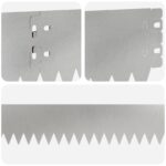 vidaXL Obrubník trávnika 30 pcs 103 x 10 cm Oceľ Strieborná – Obrázok 7