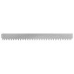 vidaXL Obrubník trávnika 20 pcs 103 x 10 cm Oceľ Strieborná – Obrázok 5