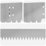 vidaXL Obrubník trávnika 30 pcs 103 x 10 cm Oceľ Strieborná – Obrázok 7