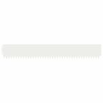 vidaXL Obrubník trávnika 10 pcs 103 x 15 cm Oceľ Biela – Obrázok 5
