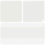 vidaXL Obrubník trávnika 20 pcs 103 x 15 cm Oceľ Biela – Obrázok 7