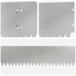 vidaXL Obrubník trávnika 20 pcs 103 x 15 cm Oceľ Strieborná – Obrázok 7