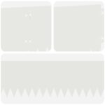 vidaXL Obrubník trávnika 10 pcs 103 x 20 cm Oceľ Biela – Obrázok 7