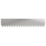 vidaXL Obrubník trávnika 10 pcs 103 x 20 cm Oceľ Strieborná – Obrázok 5