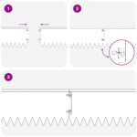 vidaXL Obrubník trávnika 10 pcs 103 x 20 cm Oceľ Strieborná – Obrázok 8