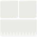 vidaXL Obrubník trávnika 10 pcs 103 x 25 cm Oceľ Biela – Obrázok 7