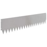 vidaXL Obrubník trávnika 20 pcs 103 x 25 cm Oceľ Strieborná – Obrázok 6