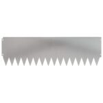 vidaXL Obrubník trávnika 20 pcs 103 x 30 cm Oceľ Strieborná – Obrázok 5