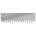 vidaXL Obrubník trávnika 20 pcs 103 x 30 cm Oceľ Strieborná – Obrázok 5
