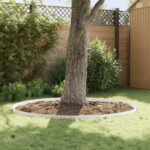 vidaXL Obrubník trávnika 30 pcs 100 x 12 cm Oceľ Biela – Obrázok 4