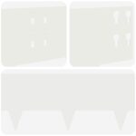 vidaXL Obrubník trávnika 50 pcs 100 x 20 cm Oceľ Biela – Obrázok 7
