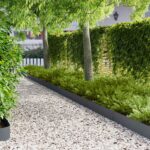 vidaXL Obrubník trávnika 10 pcs 100 x 20 cm Oceľ Antracitová