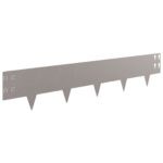 vidaXL Obrubník trávnika 10 pcs 100 x 20 cm Oceľ Hrdzavý – Obrázok 5
