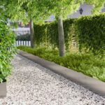 vidaXL Obrubník trávnika 20 pcs 100 x 30 cm Oceľ Strieborná
