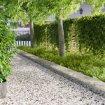 vidaXL Obrubník trávnika 10 pcs 100 x 30 cm Oceľ Strieborná