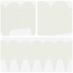 vidaXL Obrubník trávnika 20 pcs 103 x 20 cm Oceľ Biela – Obrázok 7