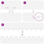 vidaXL Obrubník trávnika 20 pcs 103 x 20 cm Oceľ Biela – Obrázok 8