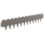 vidaXL Obrubník trávnika 10 pcs 103 x 20 cm Oceľ Hrdzavý – Obrázok 5