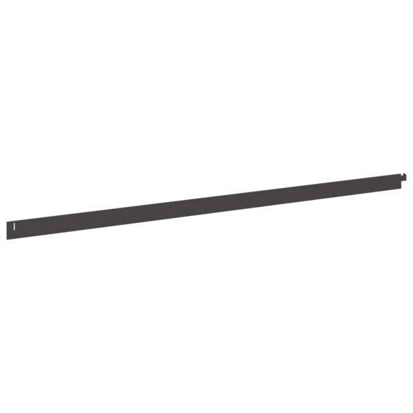 vidaXL Obrubník trávnika 30 pcs 102 x 4 x 4 cm Oceľ Čierna – Obrázok 6