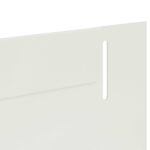 vidaXL Obrubník trávnika 30 pcs 102 x 4 x 4 cm Oceľ Biela – Obrázok 7