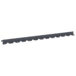 vidaXL Obrubník trávnika 10 pcs 102 x 4 x 4 cm Oceľ Antracitová – Obrázok 2
