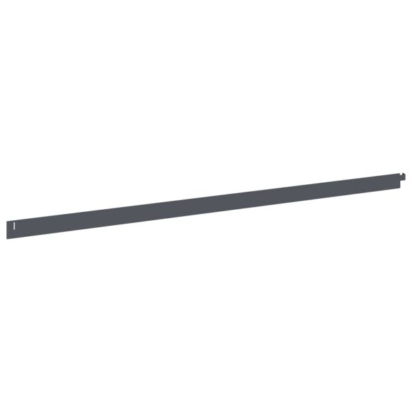 vidaXL Obrubník trávnika 30 pcs 102 x 4 x 4 cm Oceľ Antracitová – Obrázok 6