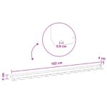 vidaXL Obrubník trávnika 10 pcs 102 x 4 x 4 cm Oceľ Strieborná – Obrázok 10