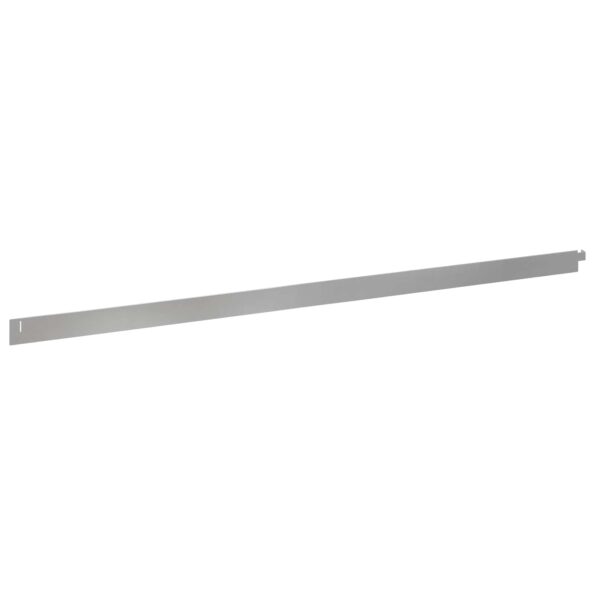 vidaXL Obrubník trávnika 30 pcs 102 x 4 x 4 cm Oceľ Strieborná – Obrázok 6
