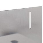 vidaXL Obrubník trávnika 30 pcs 102 x 4 x 4 cm Oceľ Strieborná – Obrázok 7