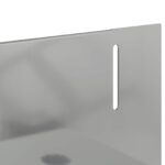 vidaXL Obrubník trávnika 20 pcs 102 x 4 x 4 cm Oceľ Strieborná – Obrázok 7
