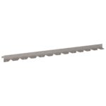 vidaXL Obrubník trávnika 20 pcs 102 x 4 x 4 cm Oceľ Hrdzavý – Obrázok 6
