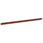 vidaXL Obrubník trávnika 20 pcs 102 x 4 x 4 cm Oceľ Hrdzavý – Obrázok 7