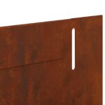 vidaXL Obrubník trávnika 50 pcs 102 x 4 x 4 cm Oceľ Hrdzavý – Obrázok 8