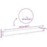 vidaXL Obrubník trávnika 30 pcs 102 x 10 x 4 cm Oceľ Strieborná – Obrázok 10