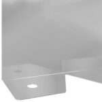 vidaXL Obrubník trávnika 30 pcs 102 x 10 x 4 cm Oceľ Strieborná – Obrázok 8