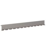 vidaXL Obrubník trávnika 10 pcs 102 x 10 x 4 cm Oceľ Hrdzavý – Obrázok 6