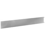 vidaXL Obrubník trávnika 20 pcs 102 x 15 x 4 cm Oceľ Strieborná – Obrázok 6
